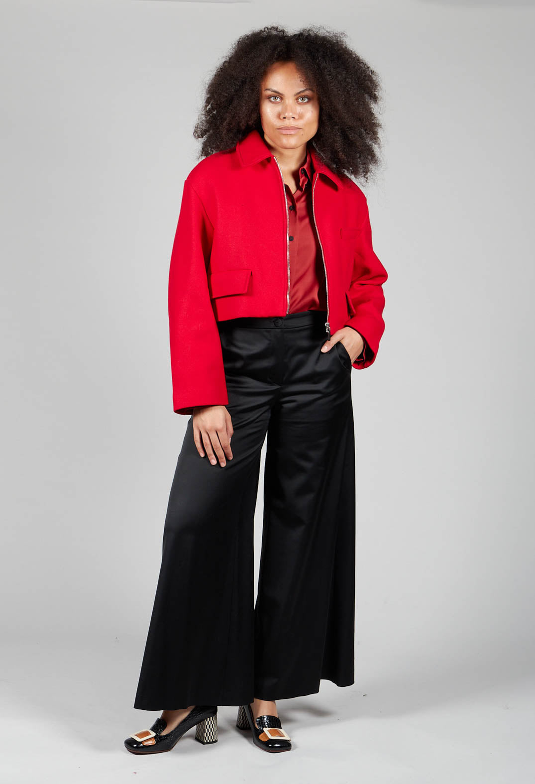 Borragine Jacket in Papavero