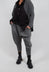 Drop Crotch Peg Trousers in Grey