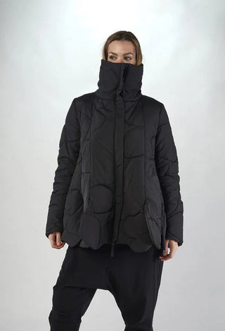 PRE-ORDER - Quilted Tulip Jacket in Rosey (Pictured in Black) - 3191104