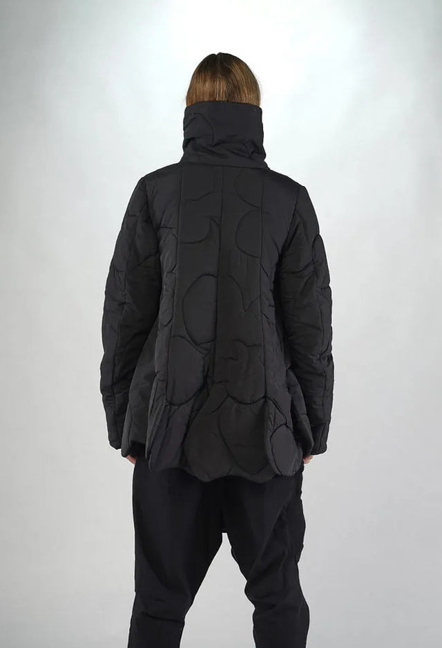 PRE-ORDER - Quilted Tulip Jacket in Rosey (Pictured in Black) - 3191104