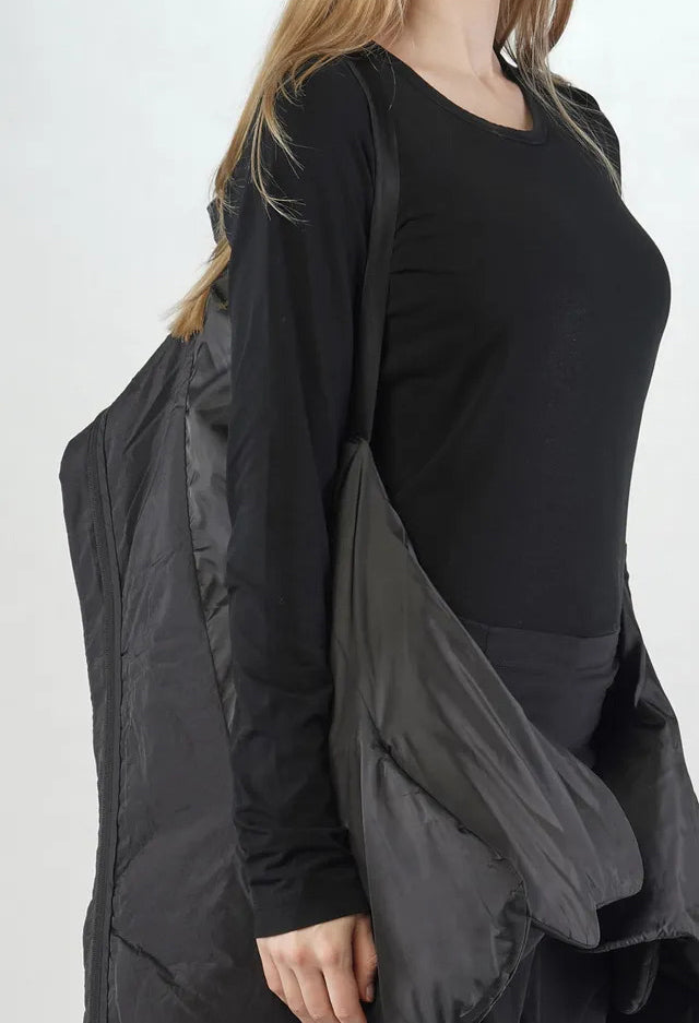 PRE-ORDER - Quilted Tulip Jacket in Rosey (Pictured in Black) - 3191104