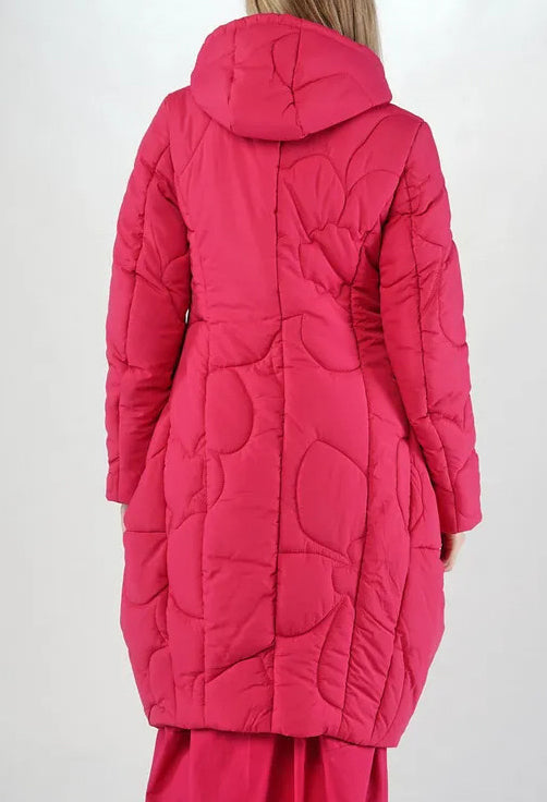 PRE-ORDER - Quilted Tulip Coat in Black (Pictured in Lotus) - 3191203