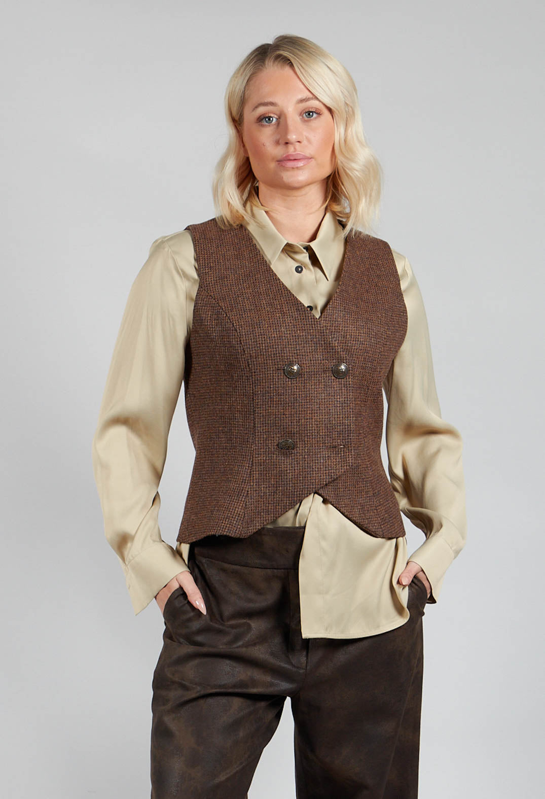 Gypsy Waistcoat in Tweed