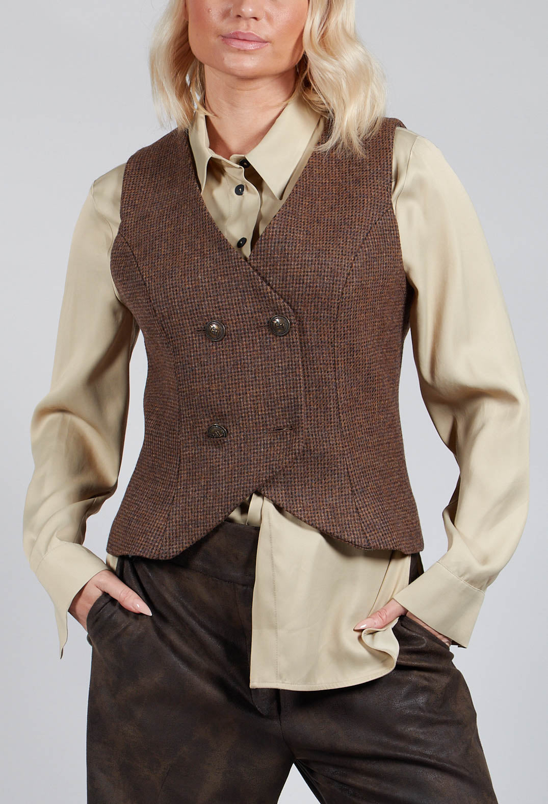 Gypsy Waistcoat in Tweed