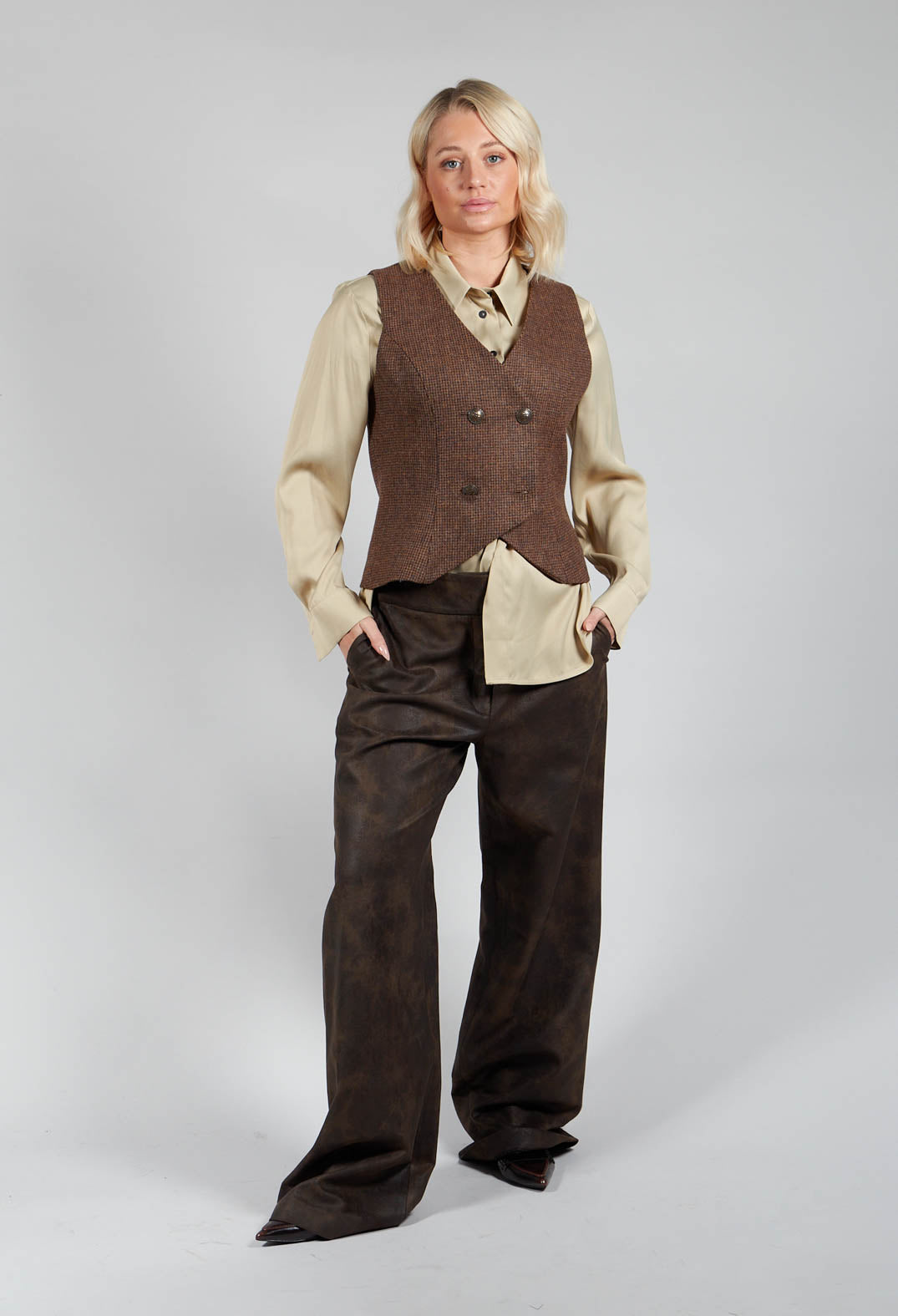 Gypsy Waistcoat in Tweed