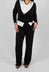 Crepe York Pants in Black
