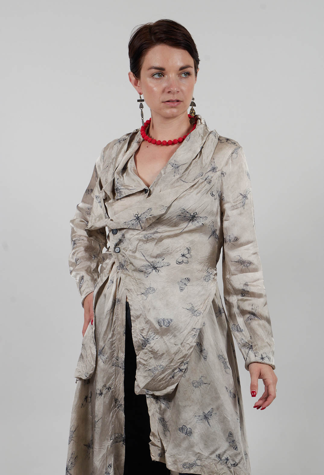 Zima Shirt in Light Grey