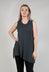 Loose Fit Sleeveless Top in Anthra