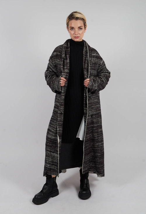 Bloom Coat in Black and White