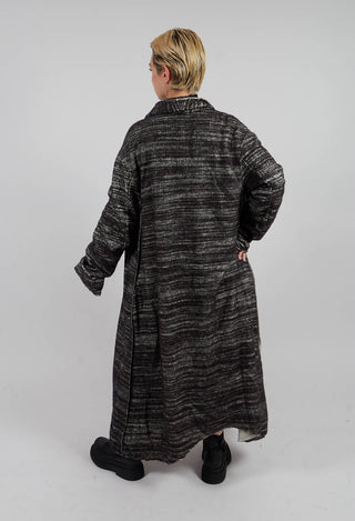 Bloom Coat in Black and White