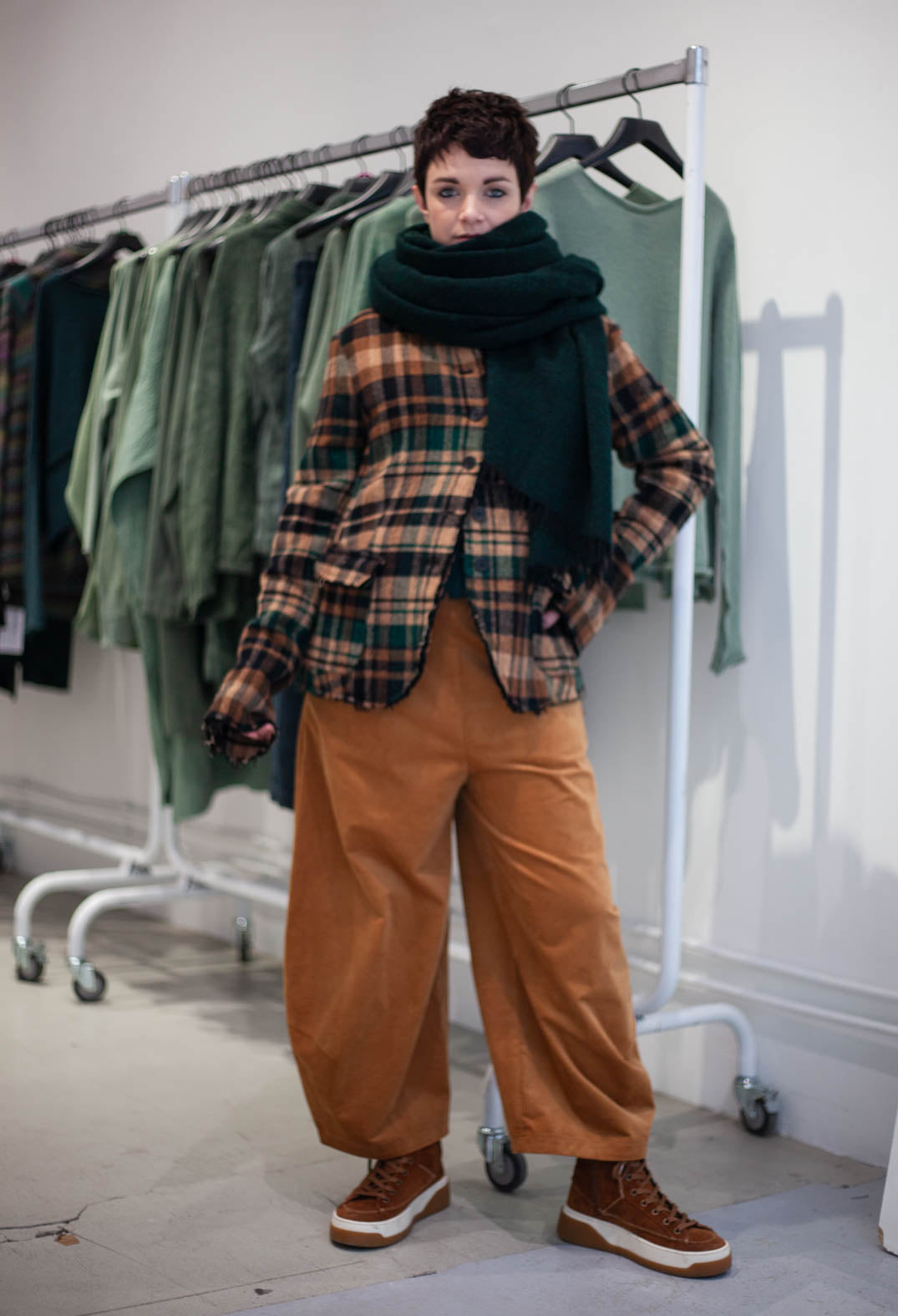PRE-ORDER - Balloon Leg Trousers in Lava (Pictured in Bronze) - 3230114