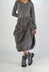 PRE-ORDER - Velvet Skirt with Feature Pockets in Dark Grey - 3230306