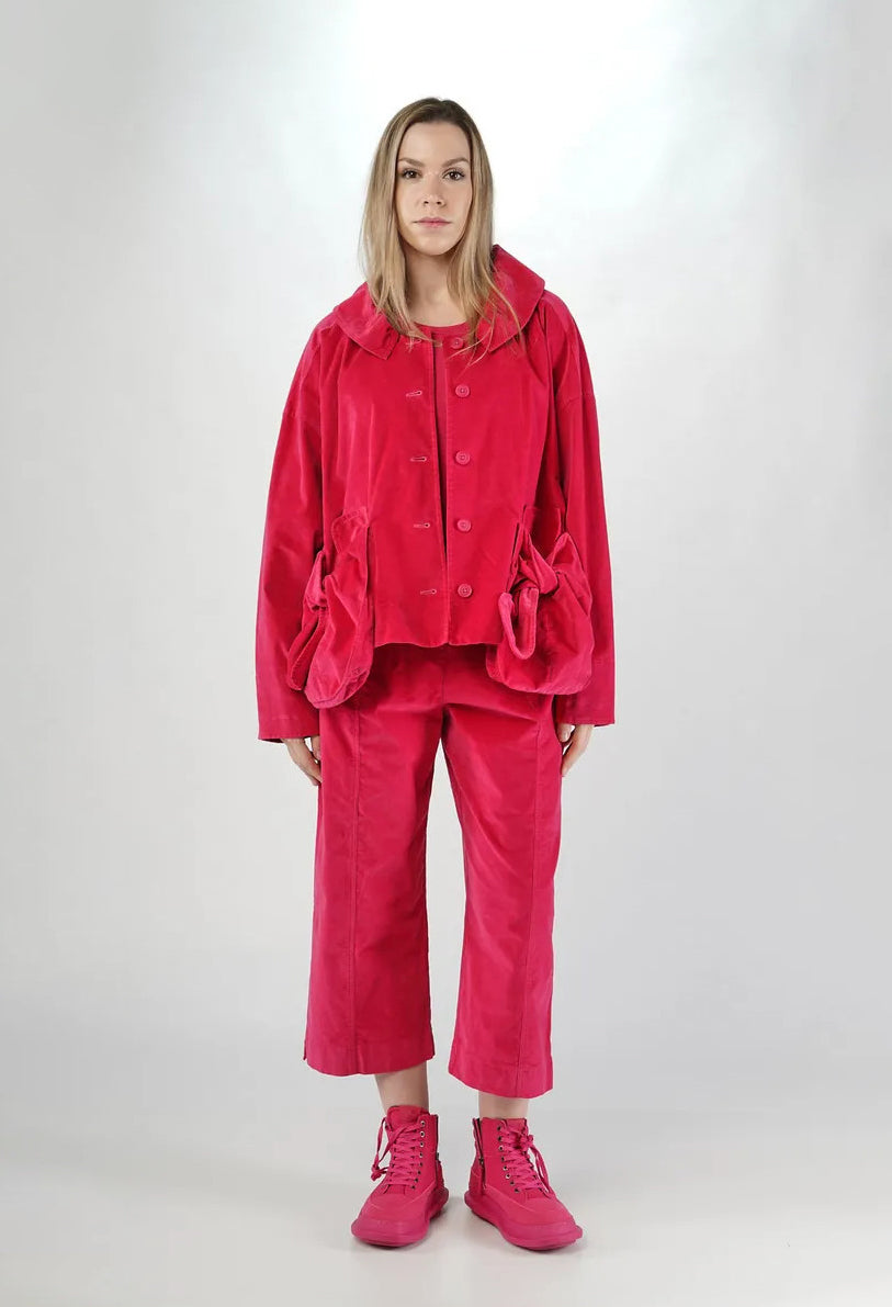 PRE-ORDER - Short Jacket with Feature Pockets in Rose (Pictured in Lotus) - 3231101