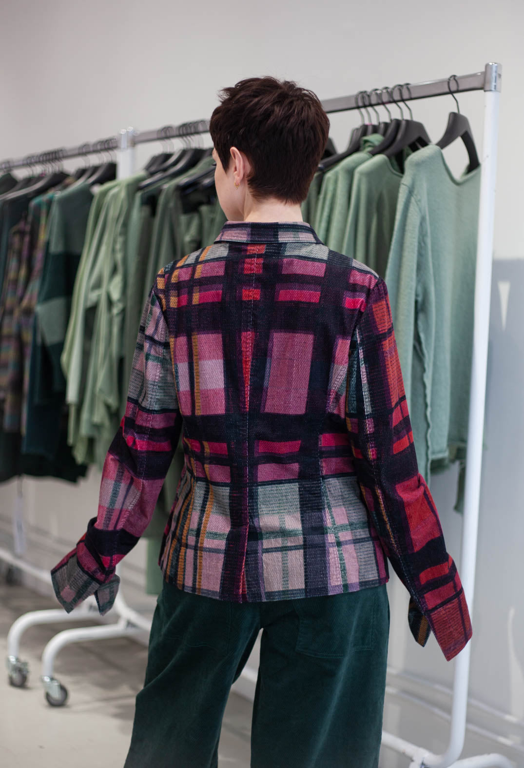 PRE-ORDER - Jacket in Check Multicolour - 3231101
