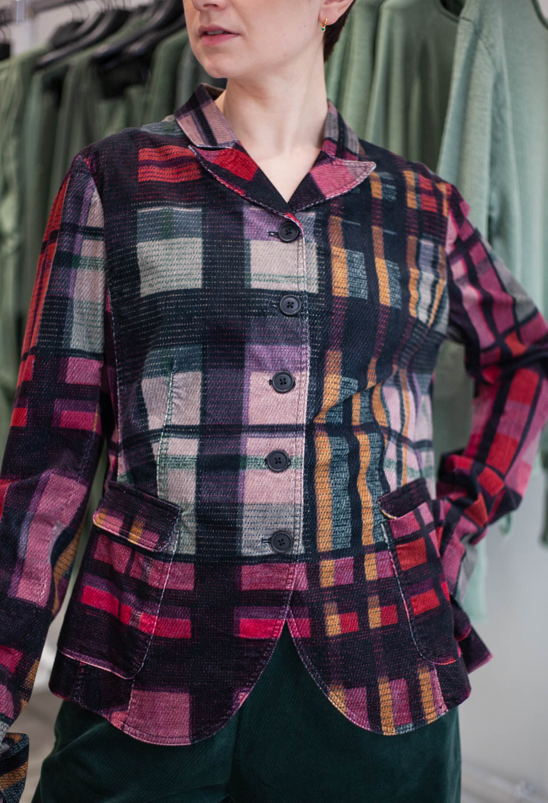 PRE-ORDER - Jacket in Check Multicolour - 3231101