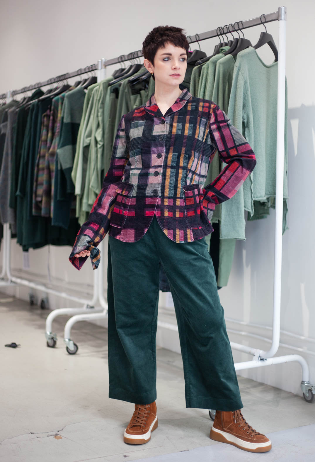 PRE-ORDER - Jacket in Check Multicolour - 3231101