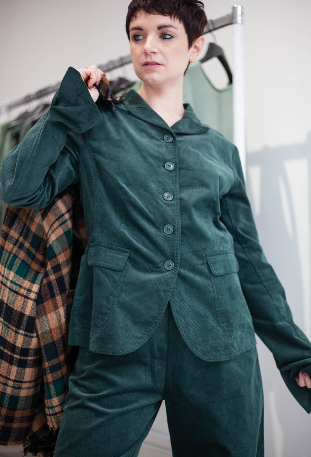 PRE-ORDER - Button Up Jacket in Bronze (Pictured in Forest) - 3231111