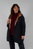 Reversible Lightweight Raincoat in Navy and Bronze