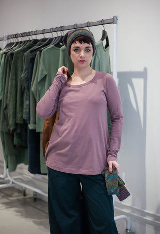 PRE-ORDER - Long Sleeve T-Shirt in Lava (Pictured in Crystal) - 3260501