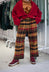 PRE-ORDER - Straight Leg Trousers in Lava Check - 3280104