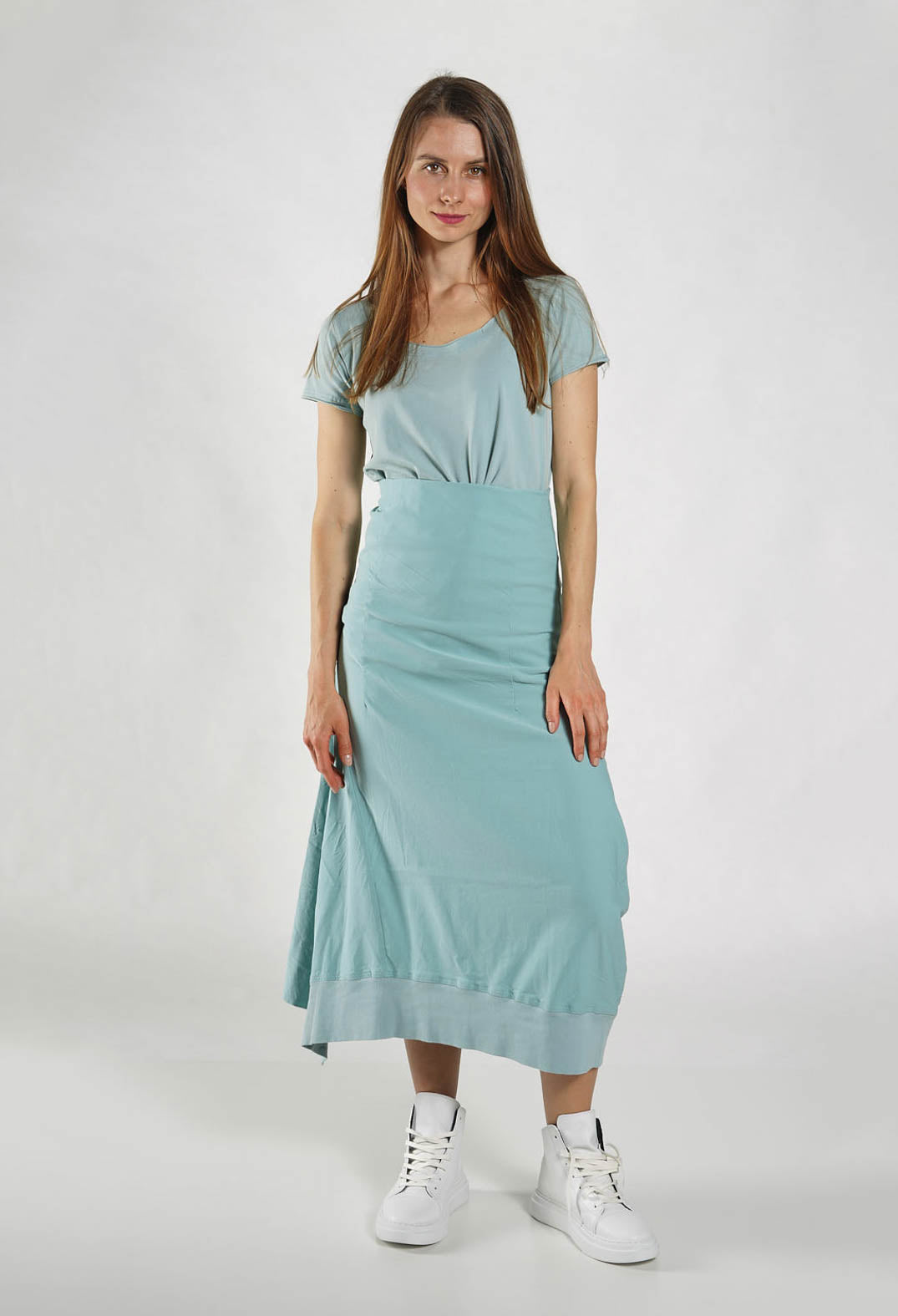 PRE-ORDER - Pull On Jersey Skirt in Tree - 3280303 (Pictured in Mint)