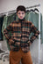 PRE-ORDER - Raw Edge Jacket in Lava Check (Pictured in Forest Check) - 3281101