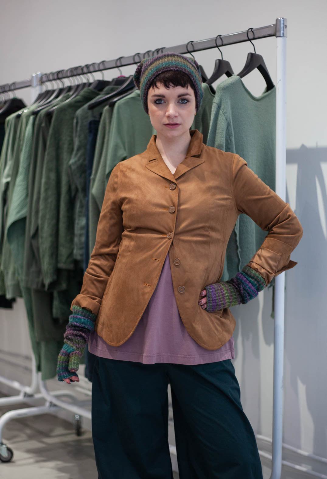 PRE-ORDER - Fitted Jacket in Bronze - 3301114