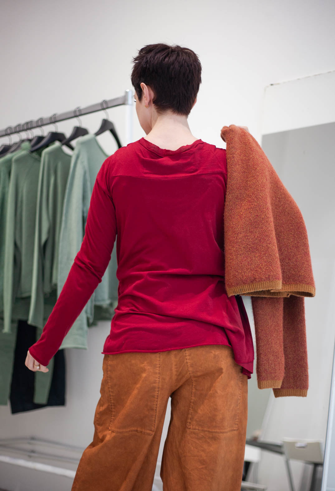 PRE-ORDER - Long Sleeve Top in Forest (Pictured in Lava) - 3330501