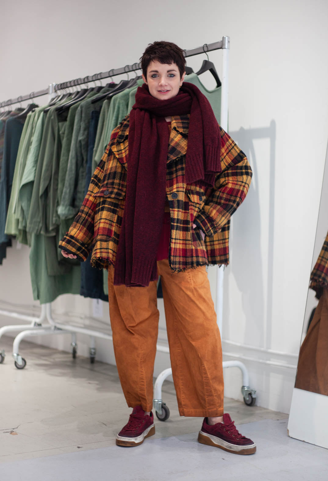 PRE-ORDER - Long Sleeve Top in Forest (Pictured in Lava) - 3330501