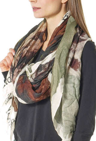 PRE-ORDER - Lightweight Scarf in Forest Print - 3361402