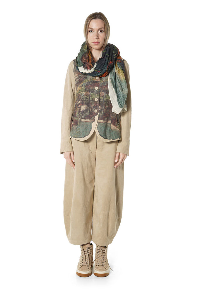 PRE-ORDER - Lightweight Scarf in Mountain Print - 3361403