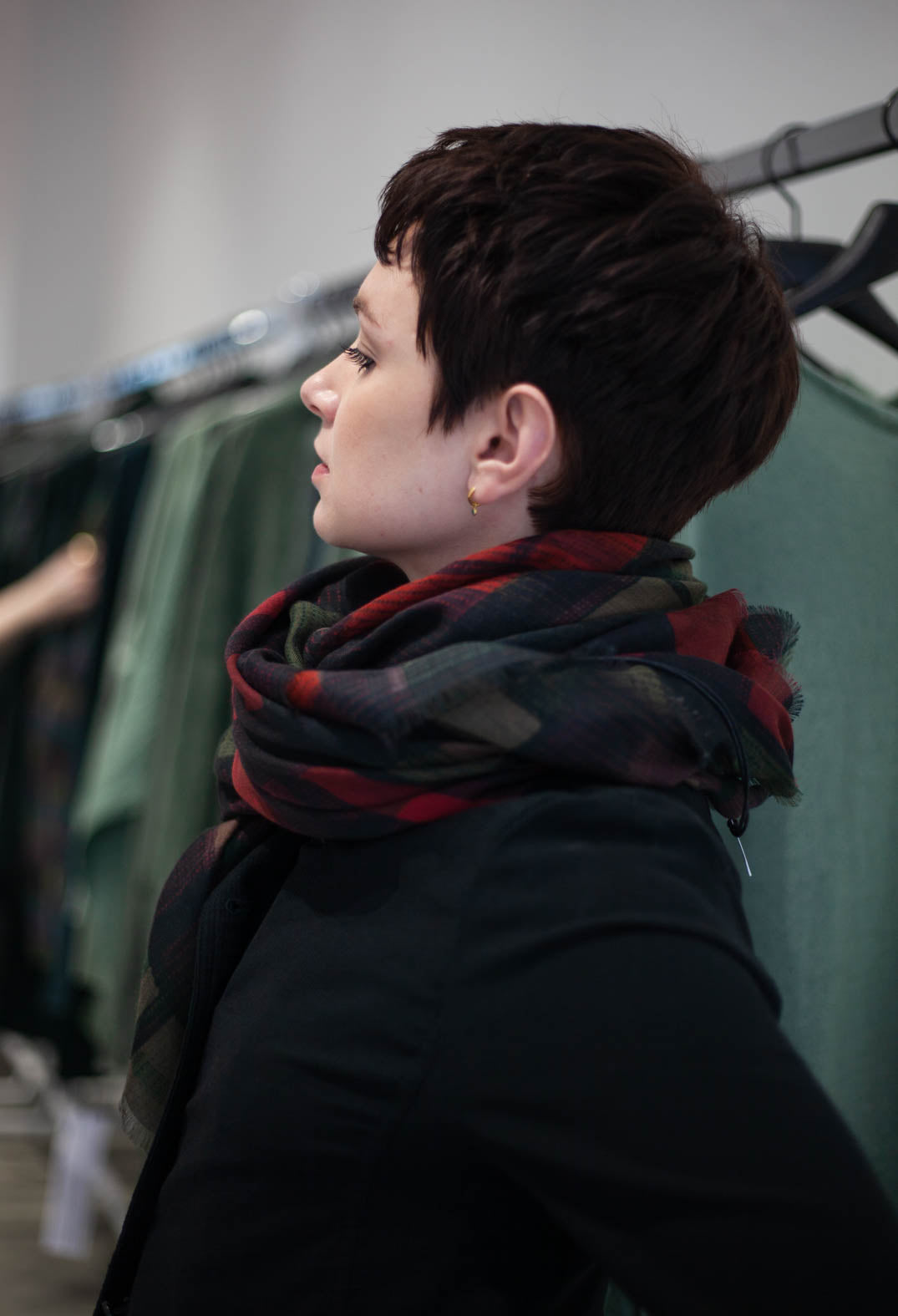 PRE-ORDER - Oversized Scarf in Check Multicolor - 3361404