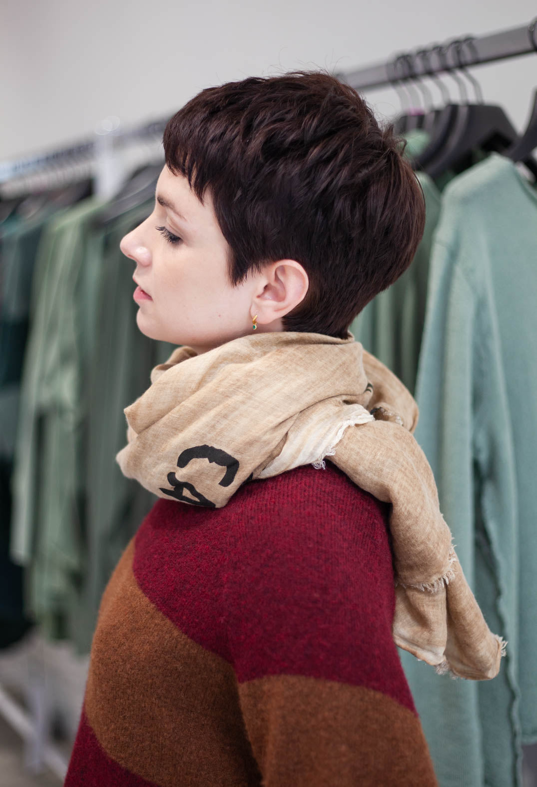 PRE-ORDER - Scarf in Forest Print (Pictured in Bronze Print) - 3361405