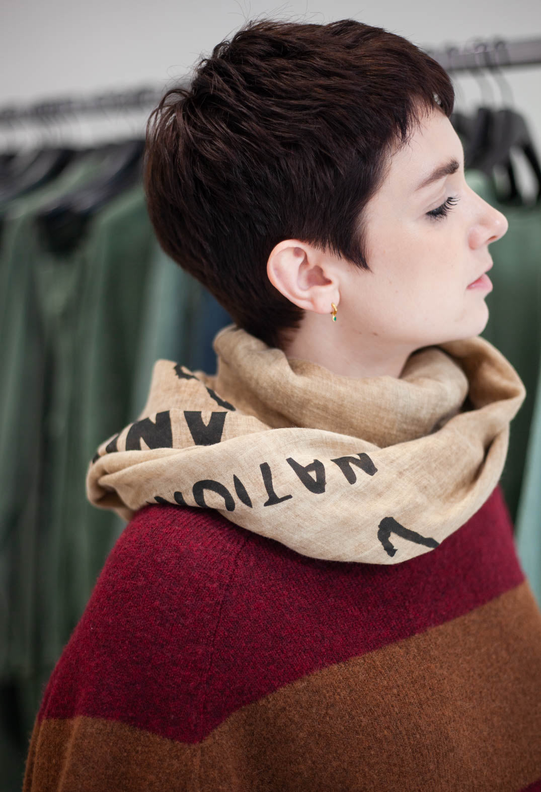 PRE-ORDER - Scarf in Forest Print (Pictured in Bronze Print) - 3361405