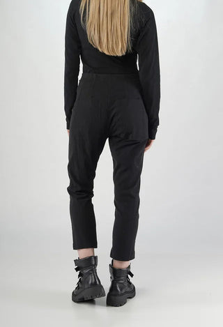 PRE-ORDER - Slim Leg Trousers in Black Stripe - 3410108