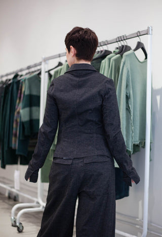PRE-ORDER - Tailored Jacket in Bronze Stripe - 3411111