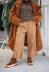 PRE-ORDER - Cropped Wide Leg Trousers in Forest (Pictured in Bronze) - 3420105