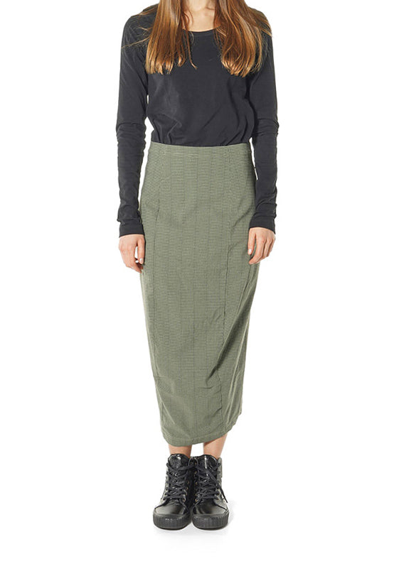 PRE-ORDER - Pencil Skirt in Bronze Print (Pictured in Park Print) - 3440305