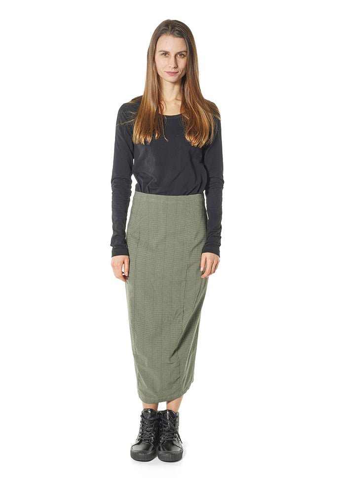 PRE-ORDER - Pencil Skirt in Bronze Print (Pictured in Park Print) - 3440305
