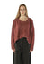 PRE-ORDER - Relaxed Cropped Jumper in Bronze Melange (Pictured in Lava Melange) - 3460702