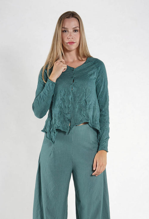 PRE-ORDER - Fine Knit Cardigan Lime - 3467103 (Pictured in Grass)