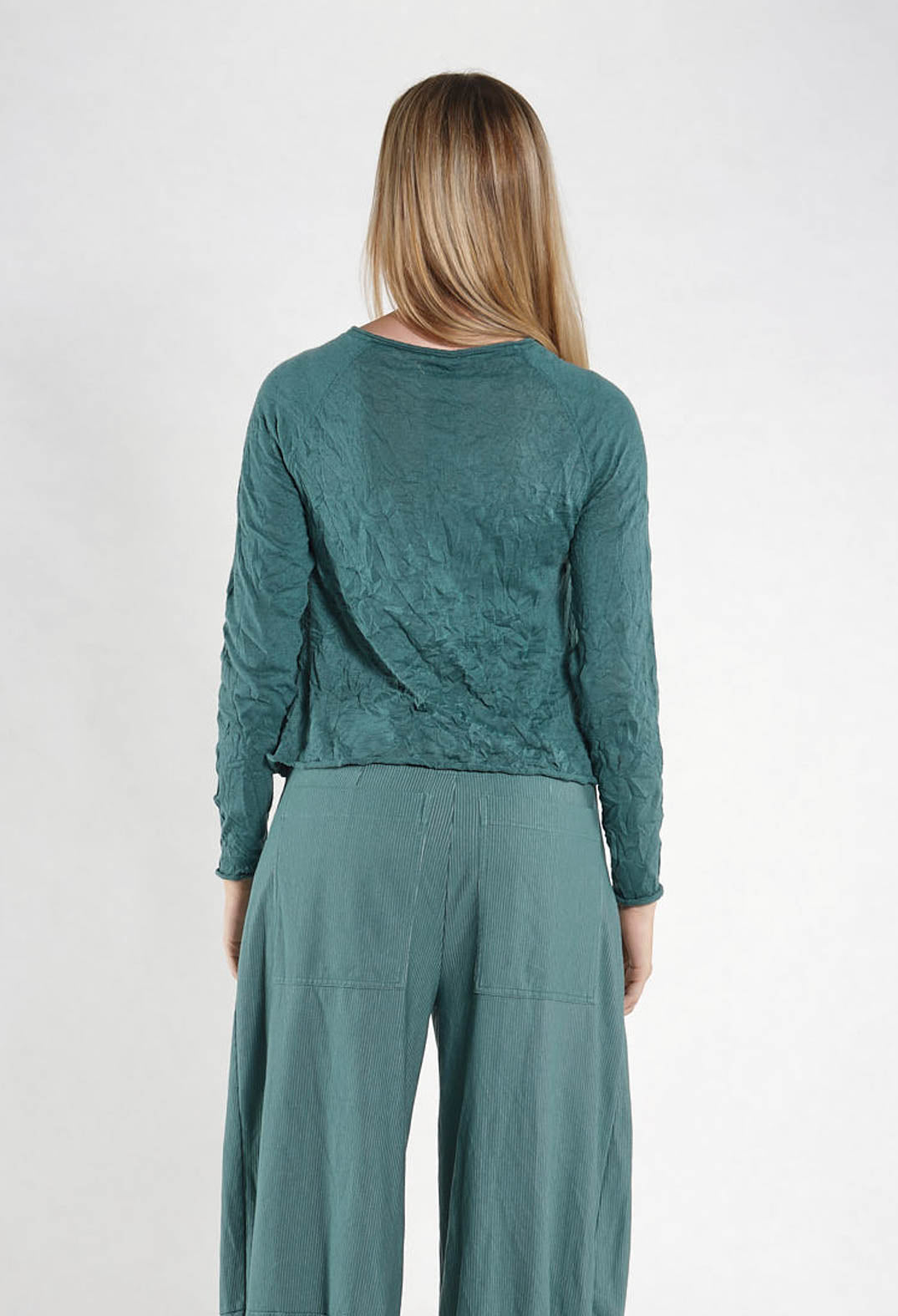 PRE-ORDER - Fine Knit Cardigan in Black - 3467103 (Pictured in Grass)