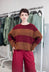 PRE-ORDER - Block Stripe Jumper in Bronze Lava - 3480704