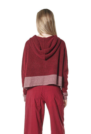 PRE-ORDER - Contrast Trim Cardigan in Lava Crystal - 3487103