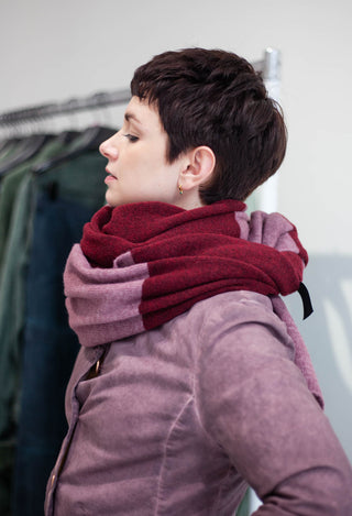 PRE-ORDER - Block Stripe Scarf in Bronze Lava (Pictured in Lava Crystal) - 3487705