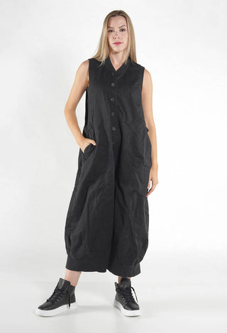 PRE-ORDER - Sleeveless Jumpsuit in Grass - 3491304 (Pictured in Black)
