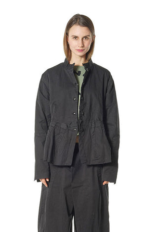 PRE-ORDER - High Neck Jacket in Black - 3501104