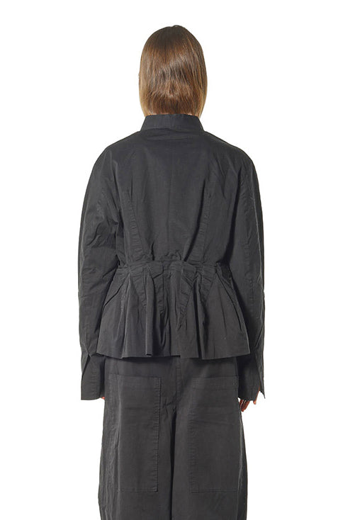 PRE-ORDER - High Neck Jacket in Forest (Pictured in Black) - 3501104