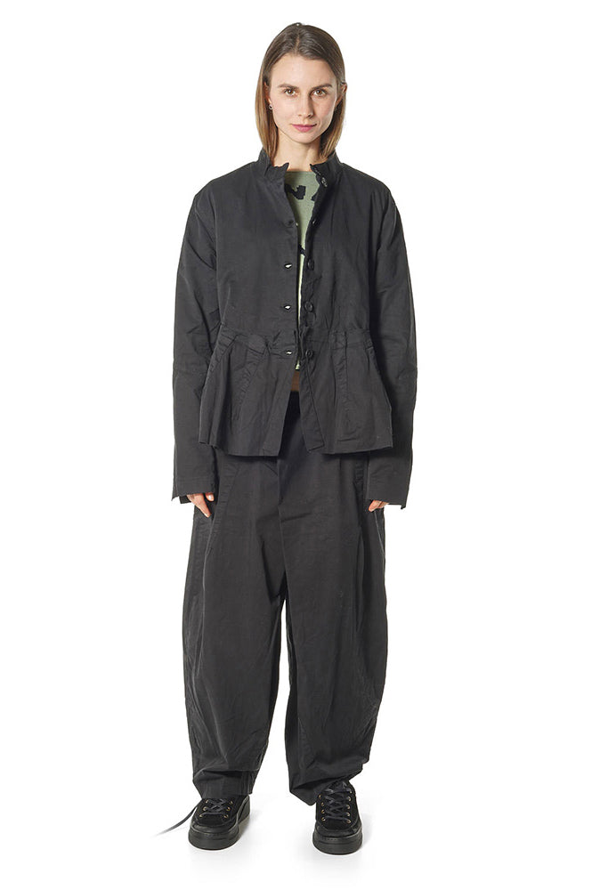 PRE-ORDER - High Neck Jacket in Forest (Pictured in Black) - 3501104