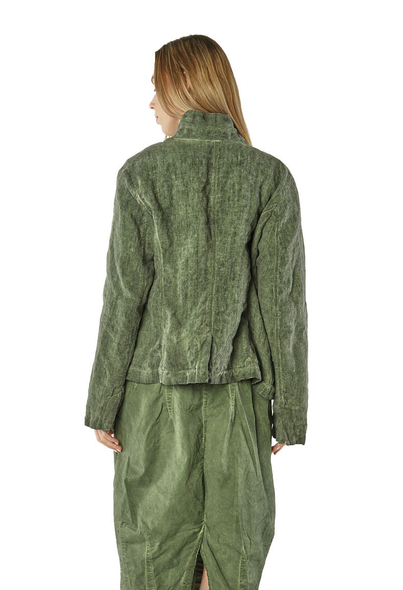 PRE-ORDER - Linen Jacket in Park Cloud - 3531117